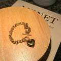 Heart Toggle Bracelet - Gold