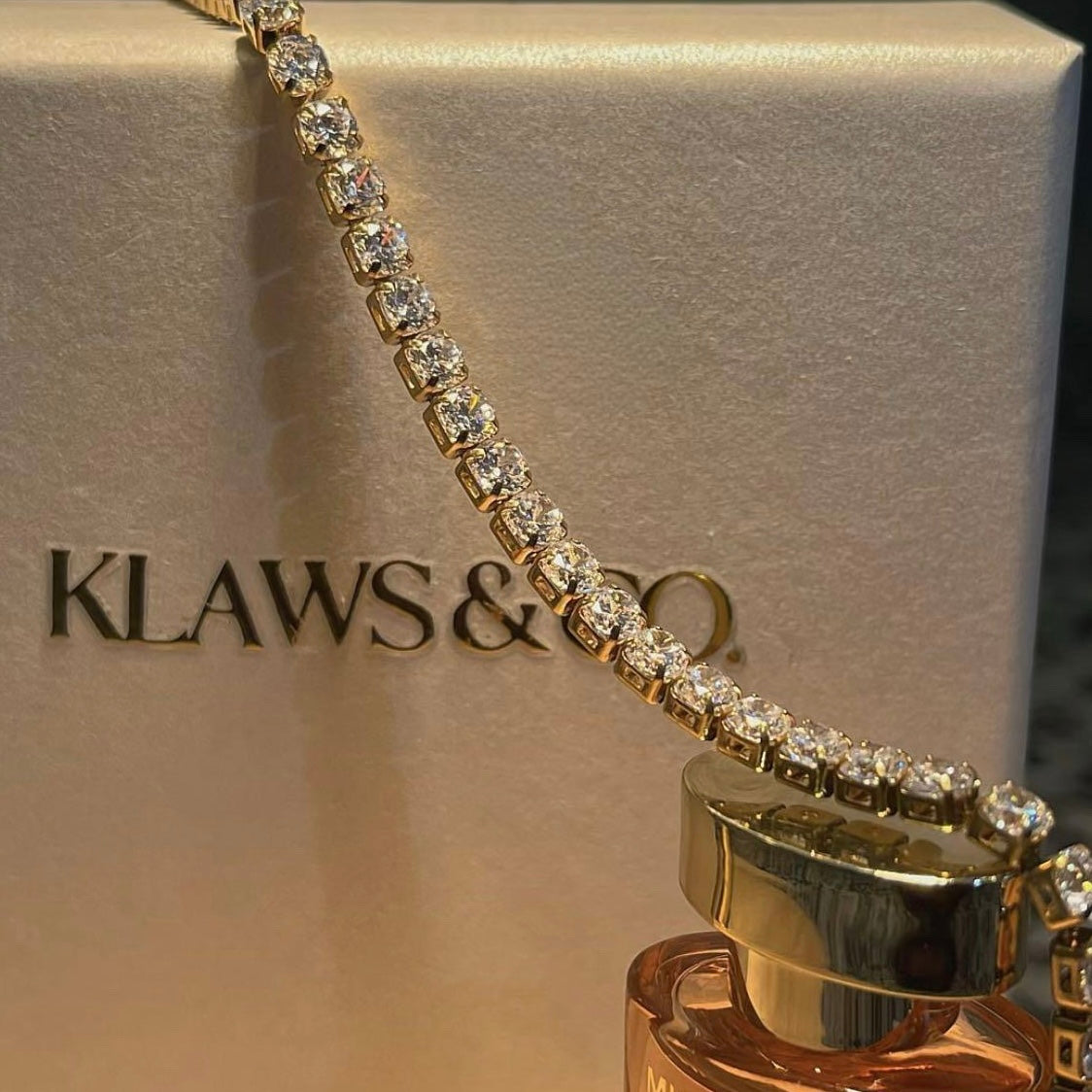 Gold Tennis Bracelet