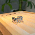Melted Heart Ring - Silver