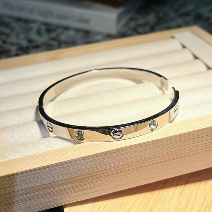 Silver Studded Bangle