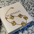Clover Bloom Bracelet - Gold