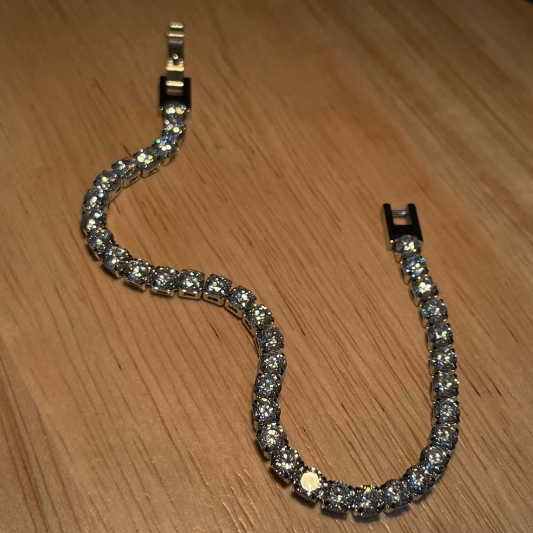 Silver Tennis Bracelet