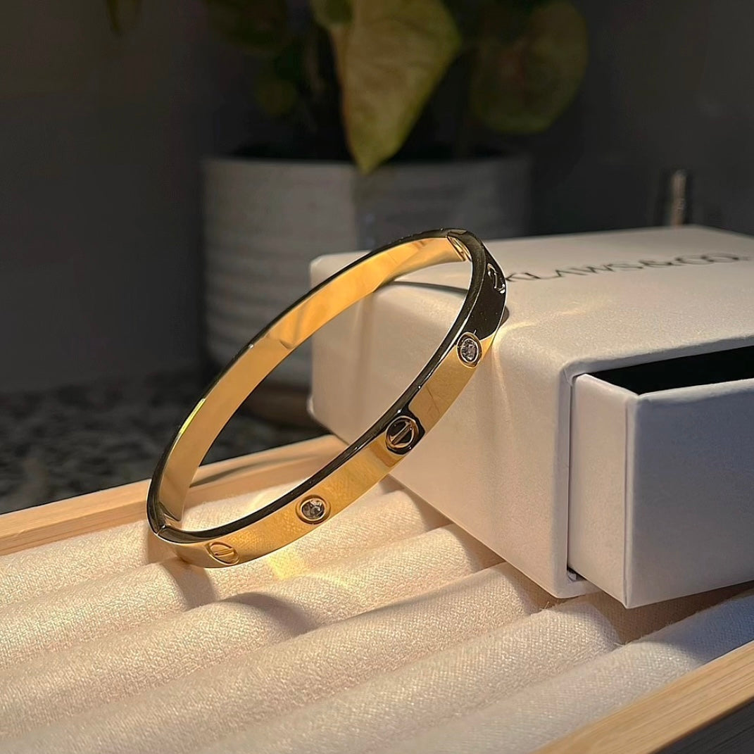 Gold Studded Bangle