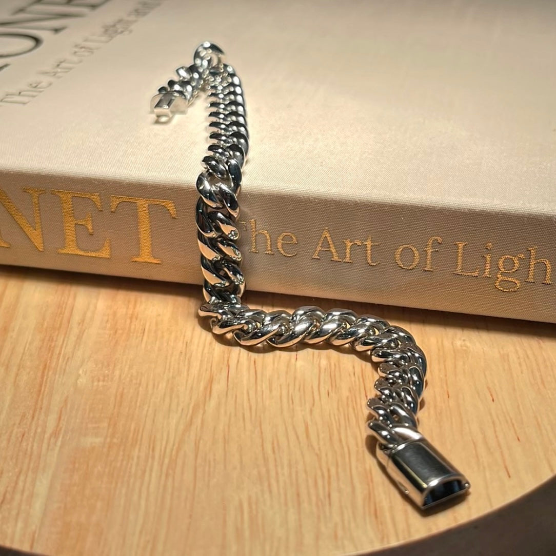 Chain Link Bracelet- Silver