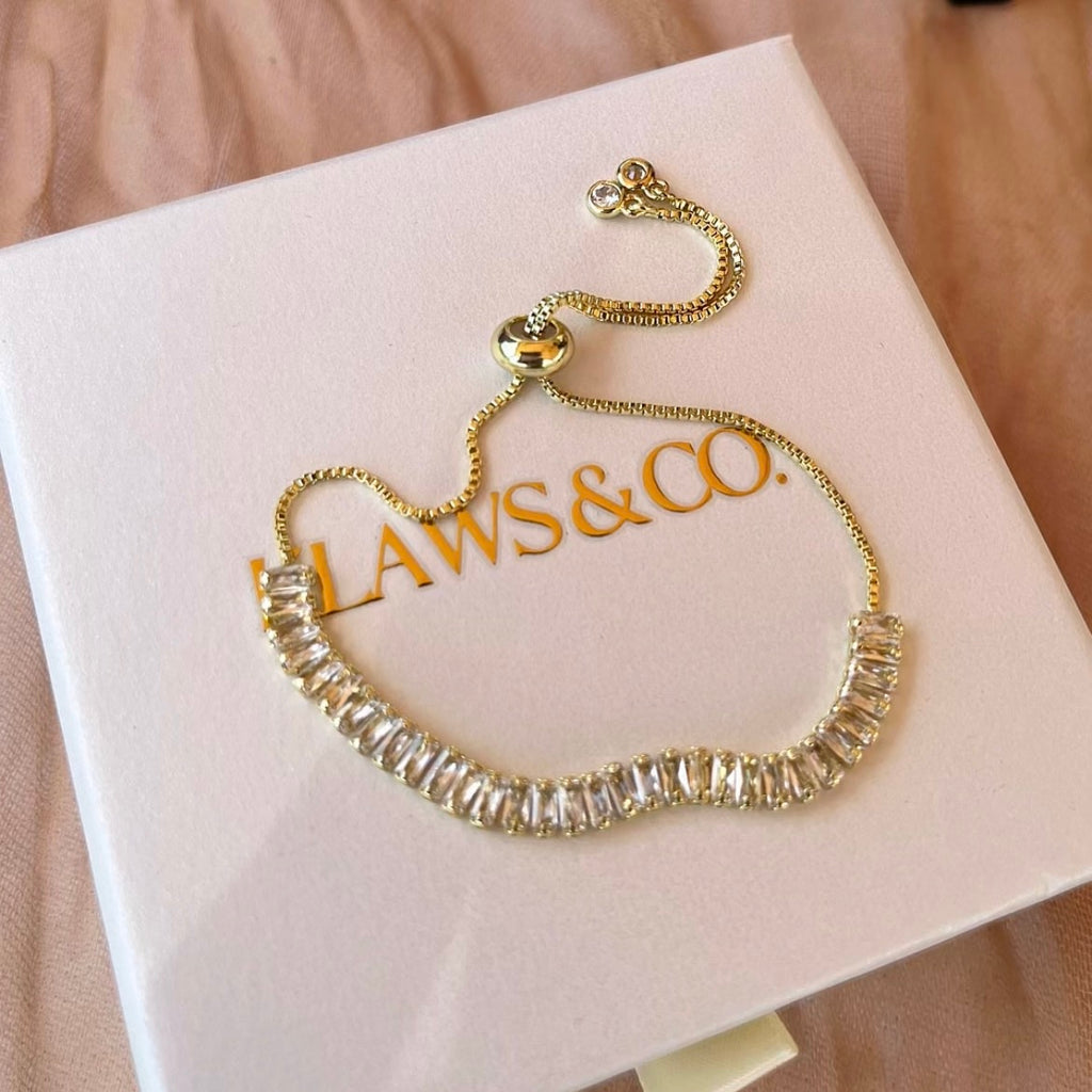 Baguette Tennis Bracelet - Gold