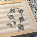 Clover Bloom Bracelet - Silver