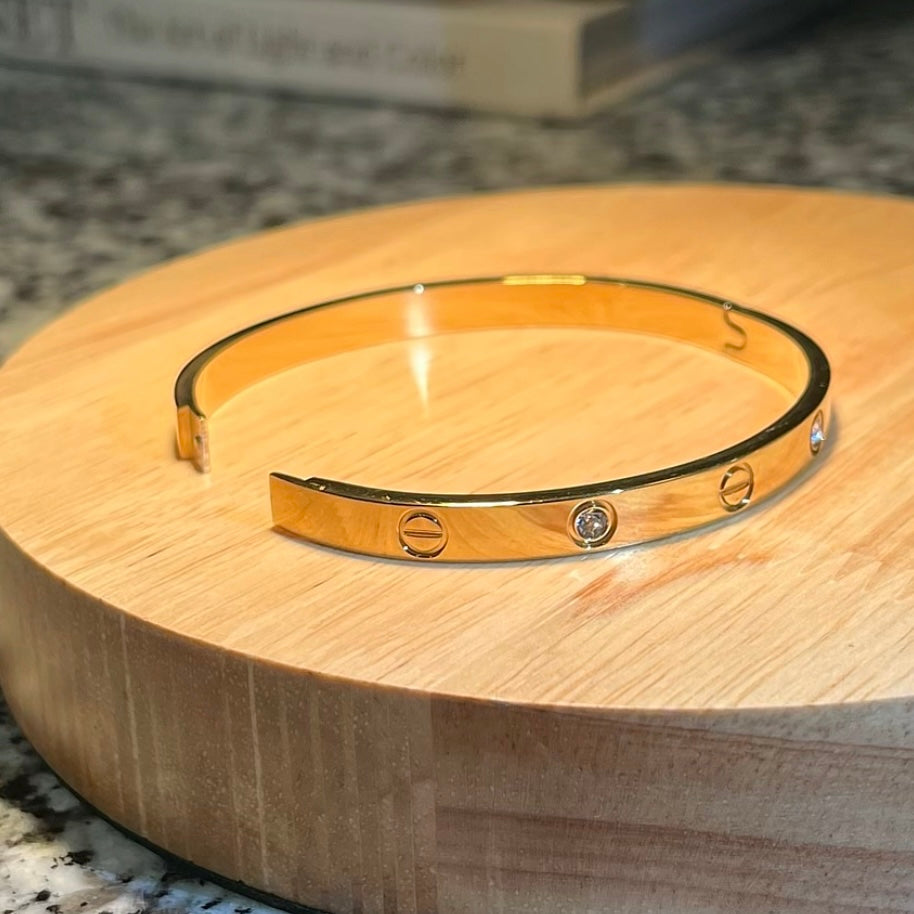 Gold Studded Bangle