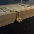 Clover Bloom Necklace - Gold